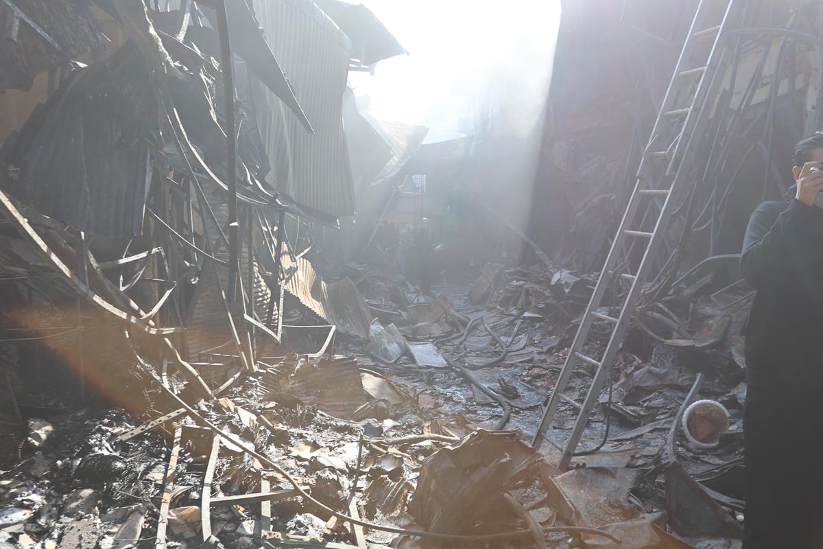 تخریب 546 باب مغازه در پی حمله آشوبگران در رشت